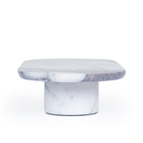 Elari Natural Marble Tray - White Homewares Kim-Core