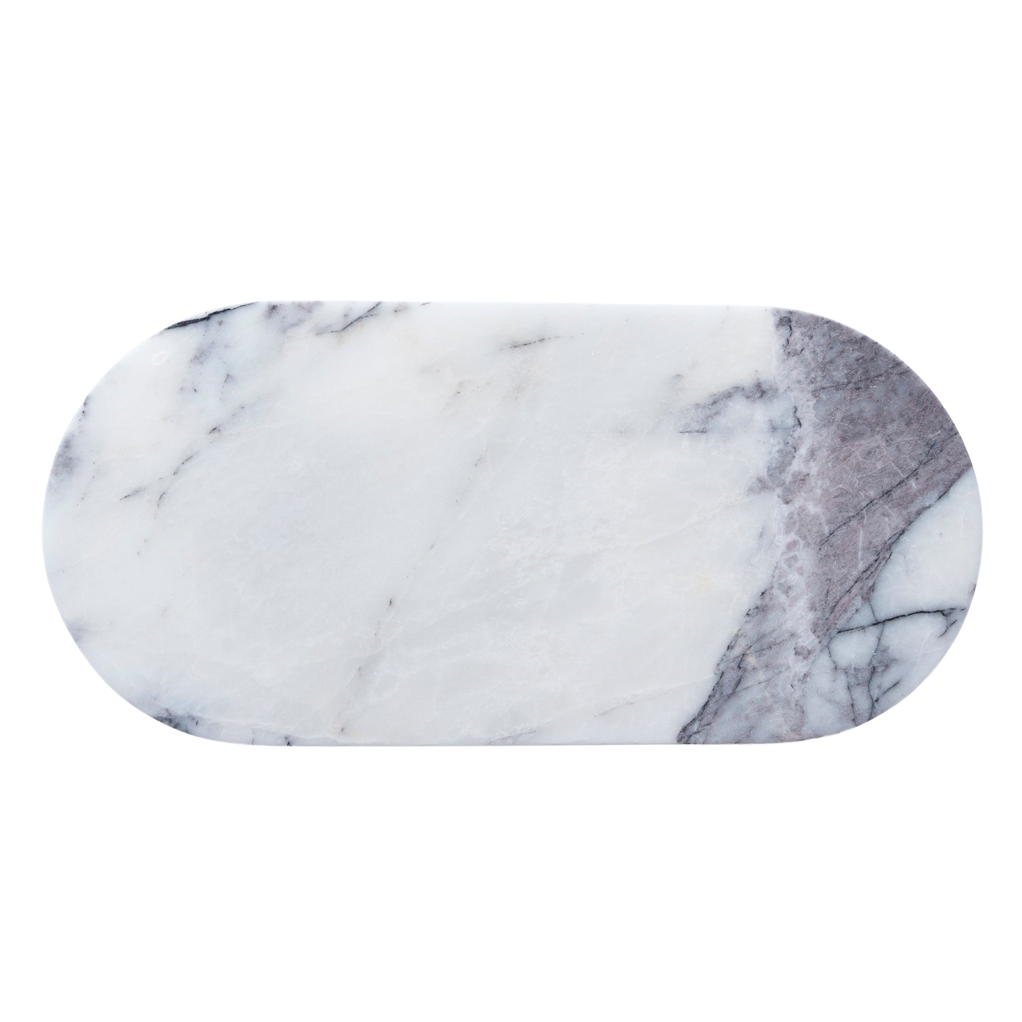 Elari Natural Marble Tray - White Homewares Kim-Core