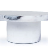 Elari Natural Marble Tray - White Homewares Kim-Core