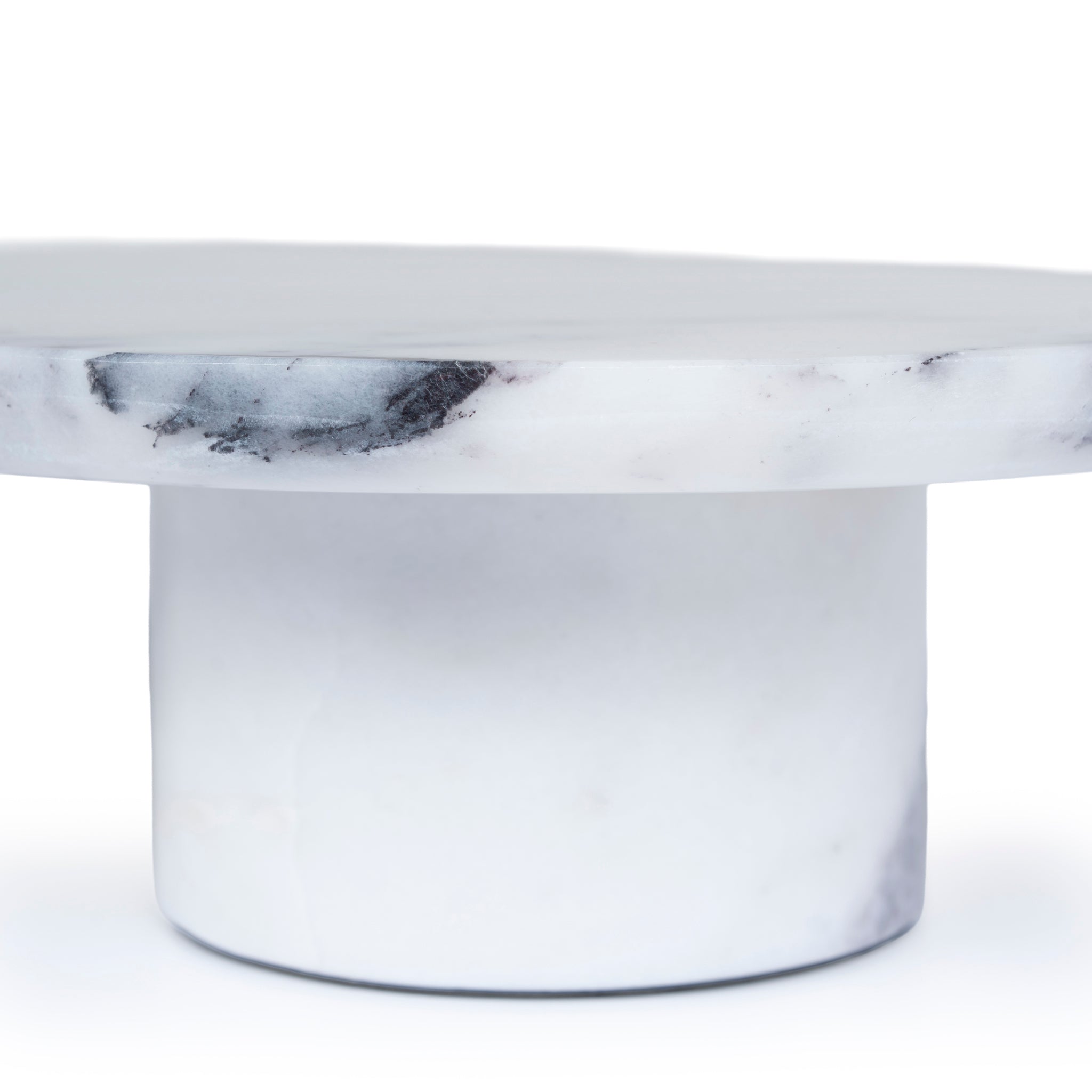 Elari Natural Marble Tray - White Homewares Kim-Core