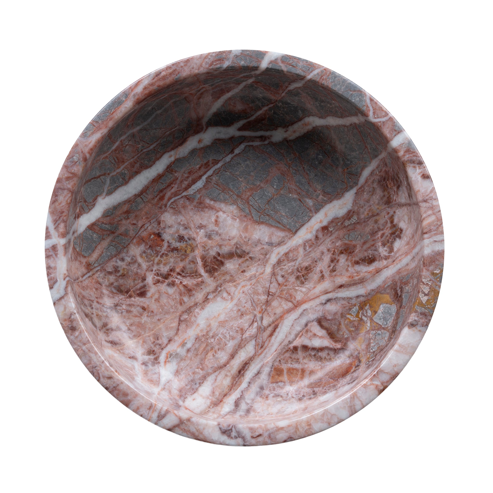 Ardena Round Marble Tray - Multicolor Homewares Kim-Core