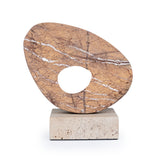 Arin Halo Marble Sculpture - Coffee Homewares Kim-Core