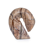 Orvia Sea Waves Marble Sculpture - Brown Homewares Kim-Core