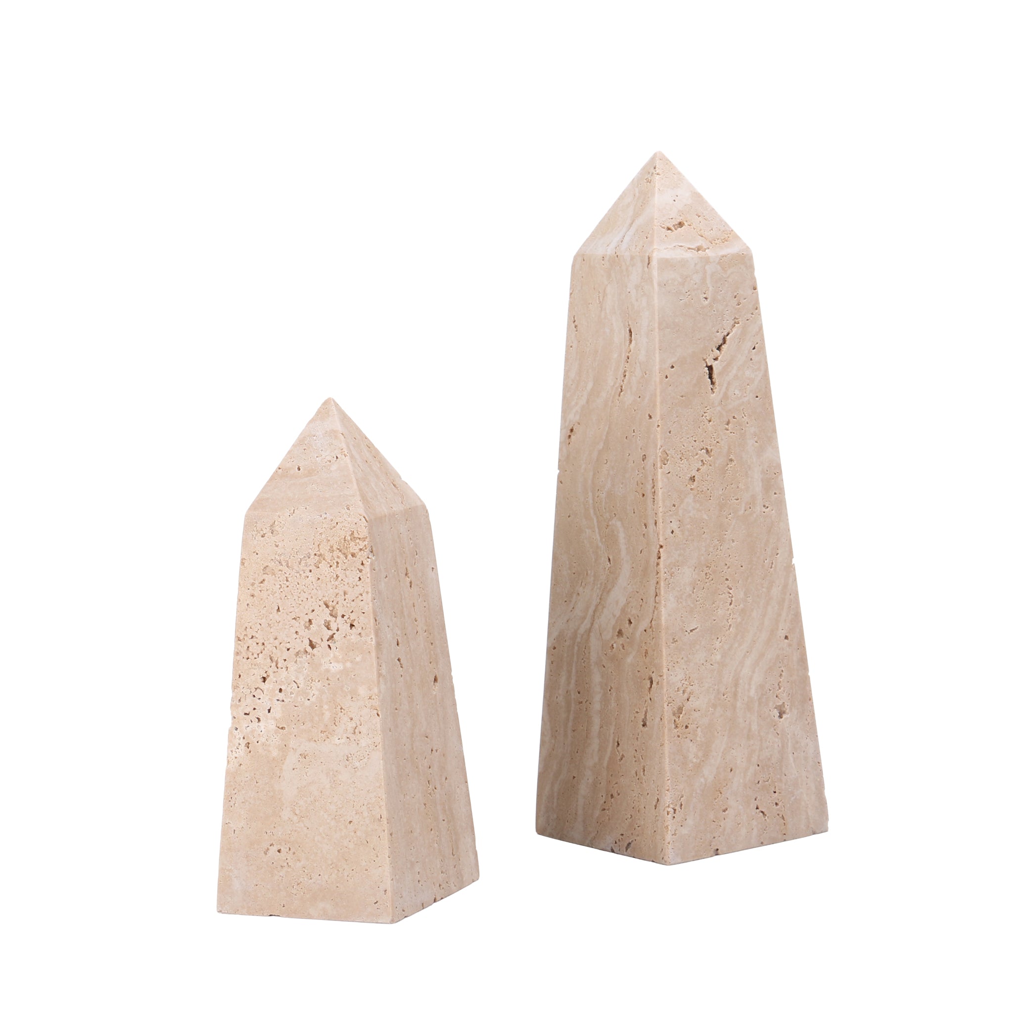 Bravon Obelisks Small Sculpture - Beige Homewares Kim-Core