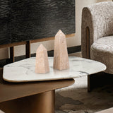 Bravon Obelisks Small Sculpture - Beige Homewares Kim-Core