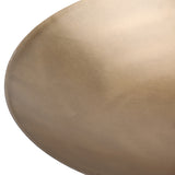 Cavo Arc Pedestal Metal Large Tray - Antique Brass Homewares Kim-Core