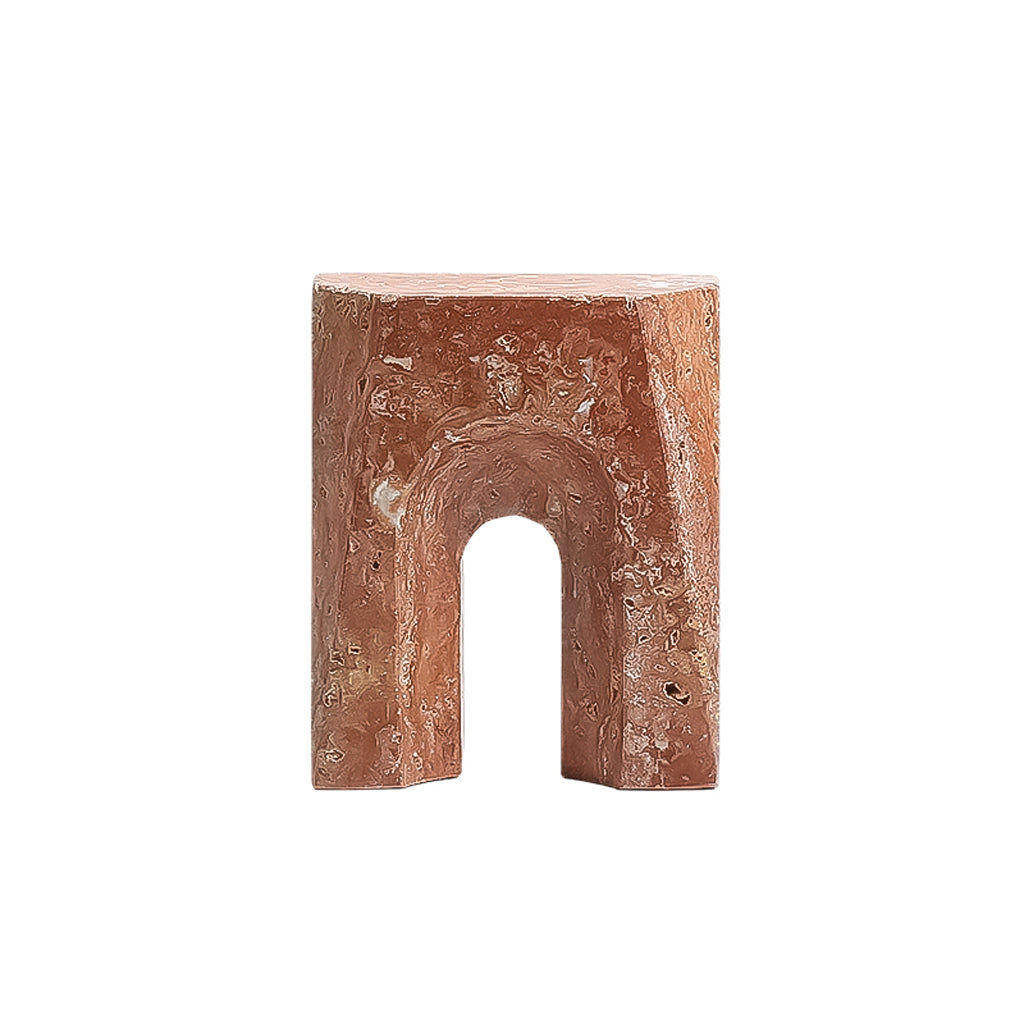 Brava Arch Short Marble Sclupture - Red Homewares Floco-Core