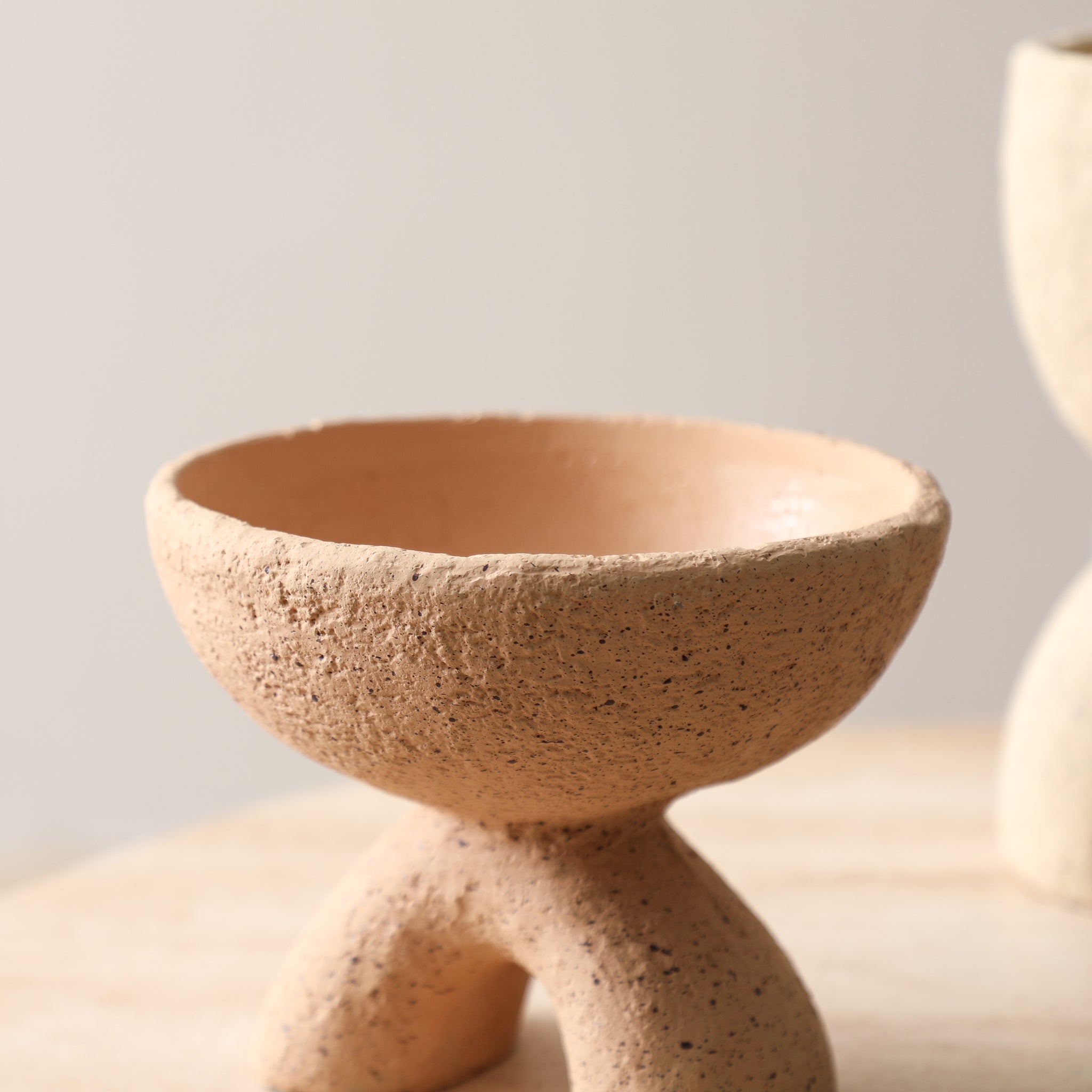 Luma Coarse Grained Cement Pot B Homewares Floco-Core