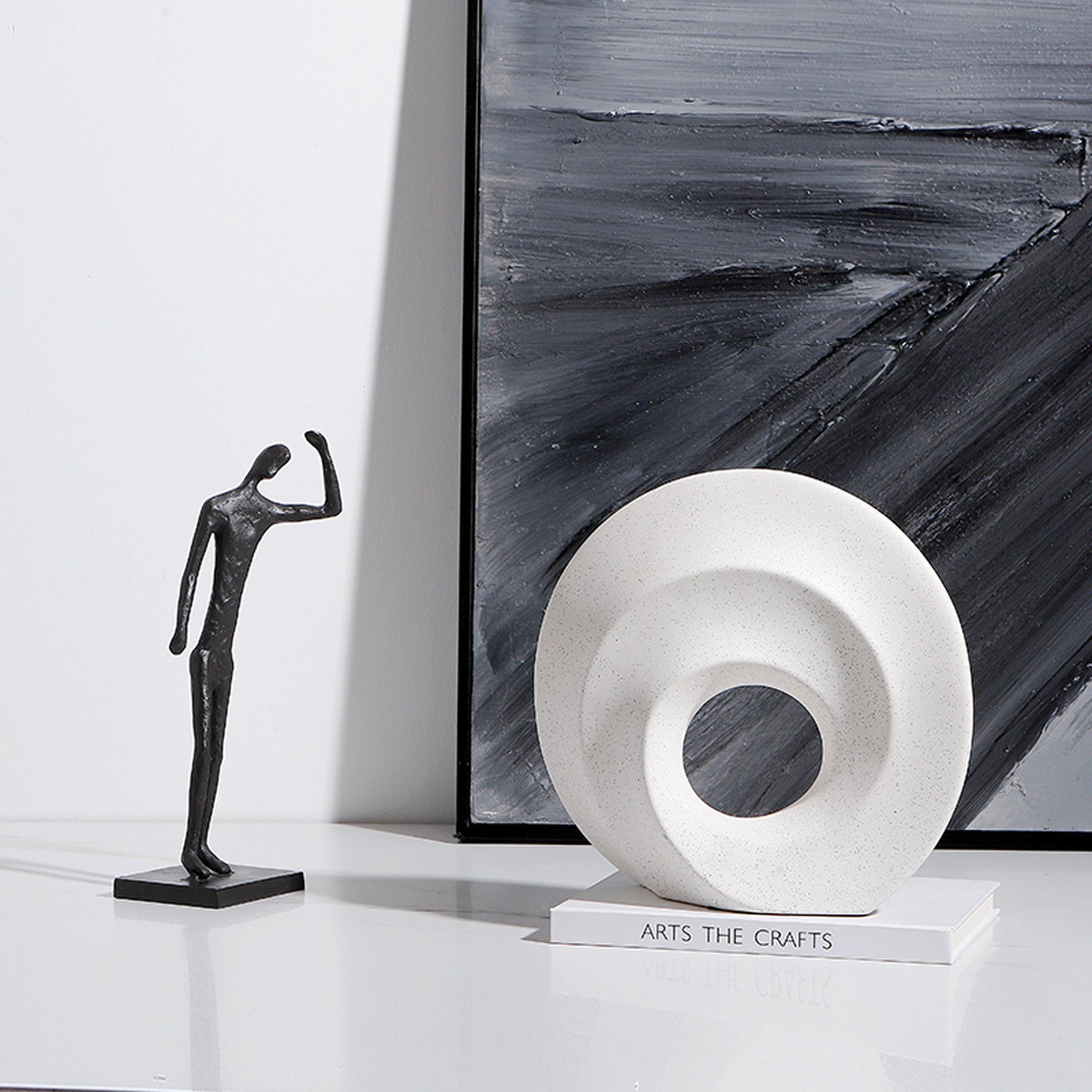 Nura Ring Hole Ceramic Ornaments Homewares Floco-Core