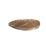 Orva Leaf Shaped Marble Plate - Coffee Homewares Floco-Core