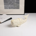 Sandstone Whale Bookend - White Homewares Floco-Core