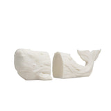 Sandstone Whale Bookend - White Homewares Floco-Core
