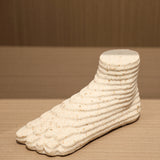 Sandy Feet Sclupture - White Homewares Floco-Core