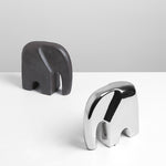 Ceramic Elephant Sclupture - Silver Homewares Floco-Core