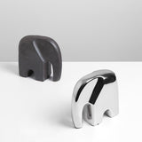 Ceramic Elephant Sclupture - Silver Homewares Floco-Core