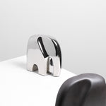 Ceramic Elephant Sclupture - Silver Homewares Floco-Core