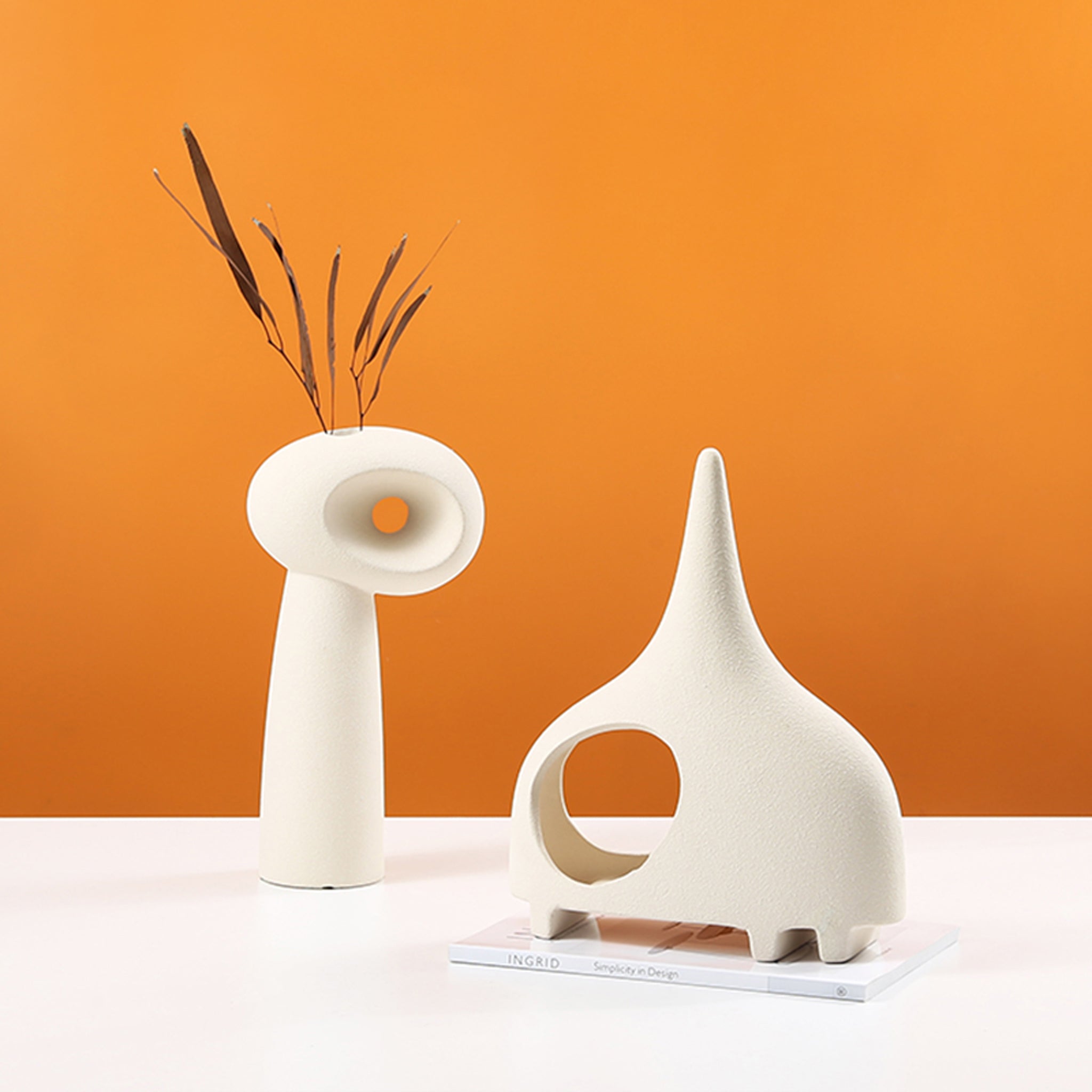 Brina Single Eye Ceramic Sculpture Homewares Floco-Core