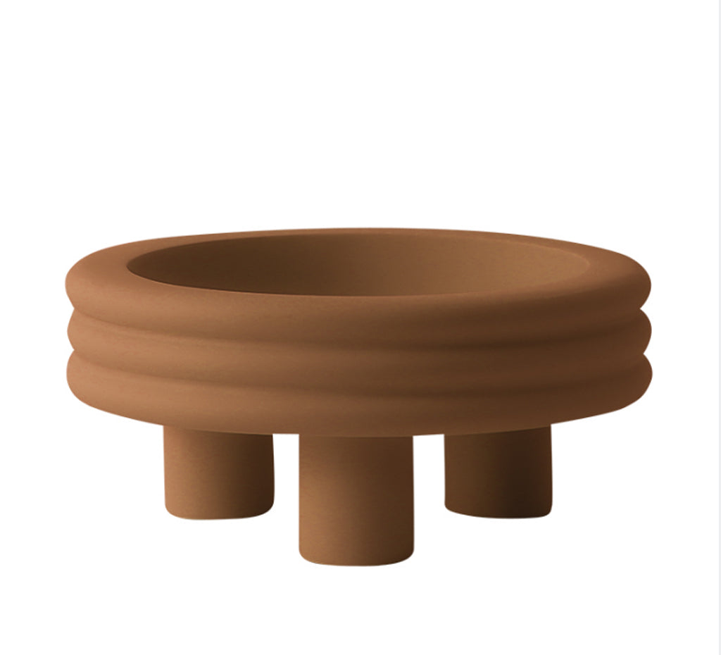 Dune Round Hight Plate - Brown Homewares Floco-Core