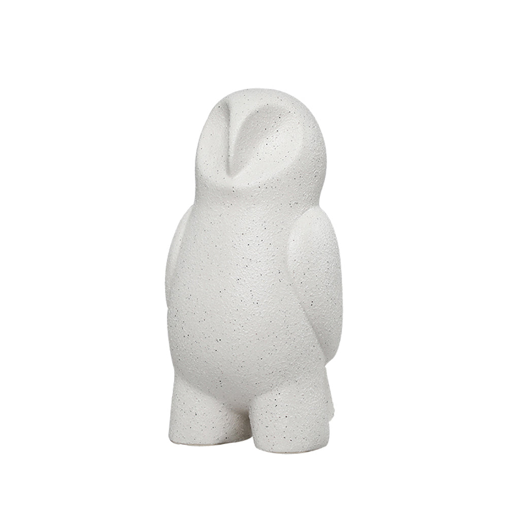 Ceramic Sand Owl - White Homewares Floco-Core