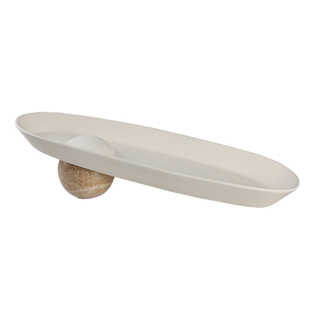 Serava Ceramic Long Ball Plate Homewares Floco-Core