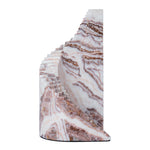 Tavira Step Marble Sculpture - Red Ochre Homewares Kim-Core