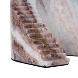 Tavira Step Marble Sculpture - Red Ochre Homewares Kim-Core