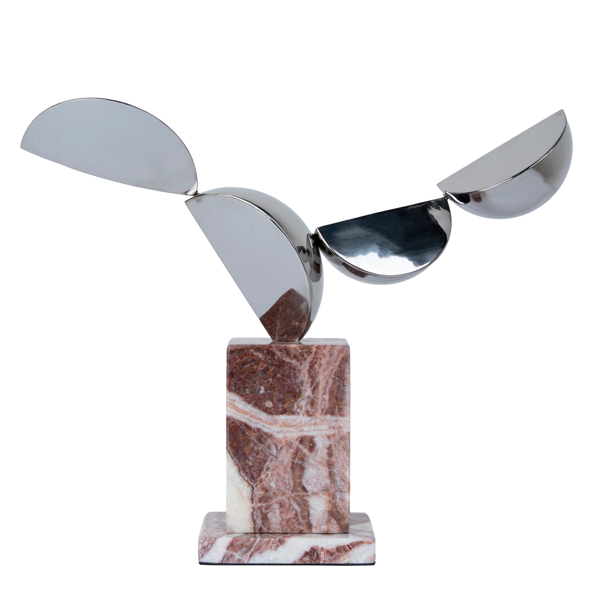 Avela Silver Winged Sculpture - Red Ochre Homewares Kim-Core