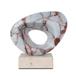 Arin Halo Marble Sculpture - Bulgari Red Homewares Kim-Core