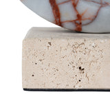 Arin Halo Marble Sculpture - Bulgari Red Homewares Kim-Core
