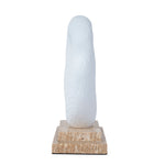 Obira Organic Shape Marble Sculpture - Clay White Homewares Kim-Core