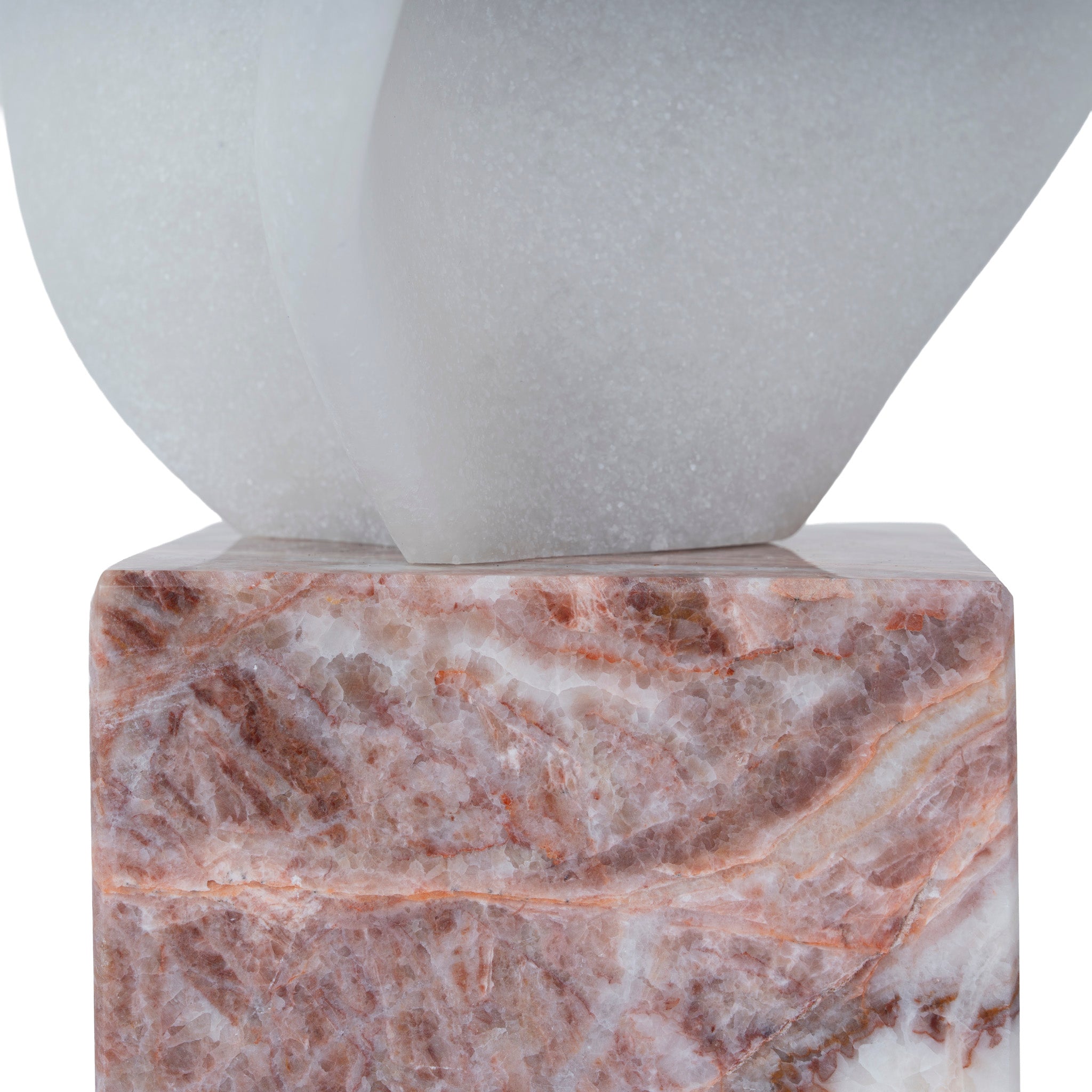 Marisca Geometric Marble Sculpture - Red Ochre Homewares Kim-Core