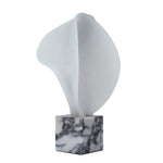 Marisca Geometric Marble Sculpture - Bulgari White Homewares Kim-Core