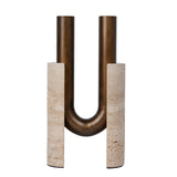 Cresca U-Shape Vase - Darkend Bronze Homewares Kim-Core