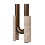 Cresca U-Shape Vase - Darkend Bronze Homewares Kim-Core