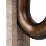Cresca U-Shape Vase - Darkend Bronze Homewares Kim-Core
