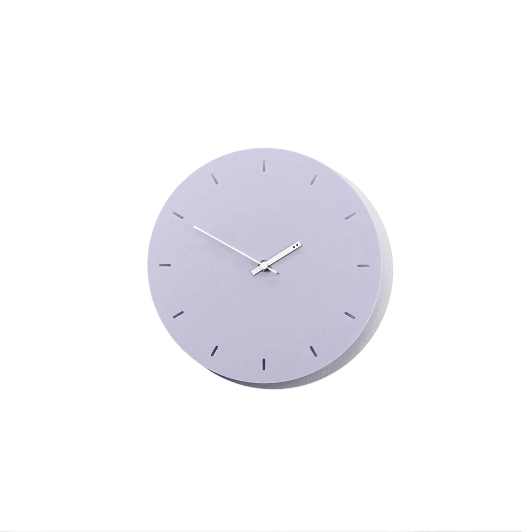 Ex Display - Minimal 25cm Wall Clock - Lavender Clock Too-Local