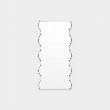 Ex Display - Artemis 165cm Wave Mirror - Black Mirror Warran-Local