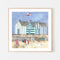 A Gust Of Wind And The Ball Blew Away, By Louise O'Hara Wall Art Gioia-Local 50x50cm Framed Poster Black