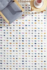 Madrid 170cm x 120cm Polka Dot Pattern Rug - Multi Colour Rugs UN Rugs-Local   