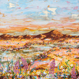 A Moment Of Magic, By Elle Pervez Wall Art Gioia-Local 50x50cm Framed Canvas Gold