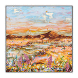 A Moment Of Magic, By Elle Pervez Wall Art Gioia-Local 50x50cm Framed Canvas Black