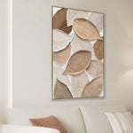 Leafeon 80 x 120cm Framed Canvas - Natural Wall Art Cloud-Core