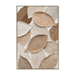 Leafeon 80 x 120cm Framed Canvas - Natural Wall Art Cloud-Core