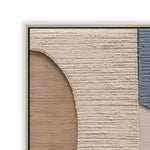 Arco Forma 80 x 120cm Framed Canvas - Natural Wall Art Cloud-Core