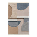 Arco Forma 80 x 120cm Framed Canvas - Natural Wall Art Cloud-Core