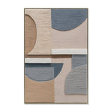 Arco Forma 80 x 120cm Framed Canvas - Natural Wall Art Cloud-Core