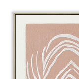 Lady Josephine 80 x 60cm Framed Canvas - Natural Wall Art Cloud-Core