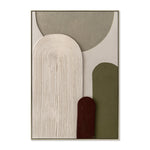 Brunel 60 x 90cm Framed Canvas - Natural Wall Art Cloud-Core