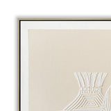 Sculptura 120 x 80cm Framed Canvas - Natural Wall Art Cloud-Core