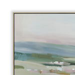 Fleurval Dawn 100 x 100cm Framed Canvas - Natural Wall Art Cloud-Core